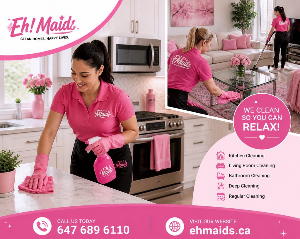maids cleaning service in Brampton and Mississauga