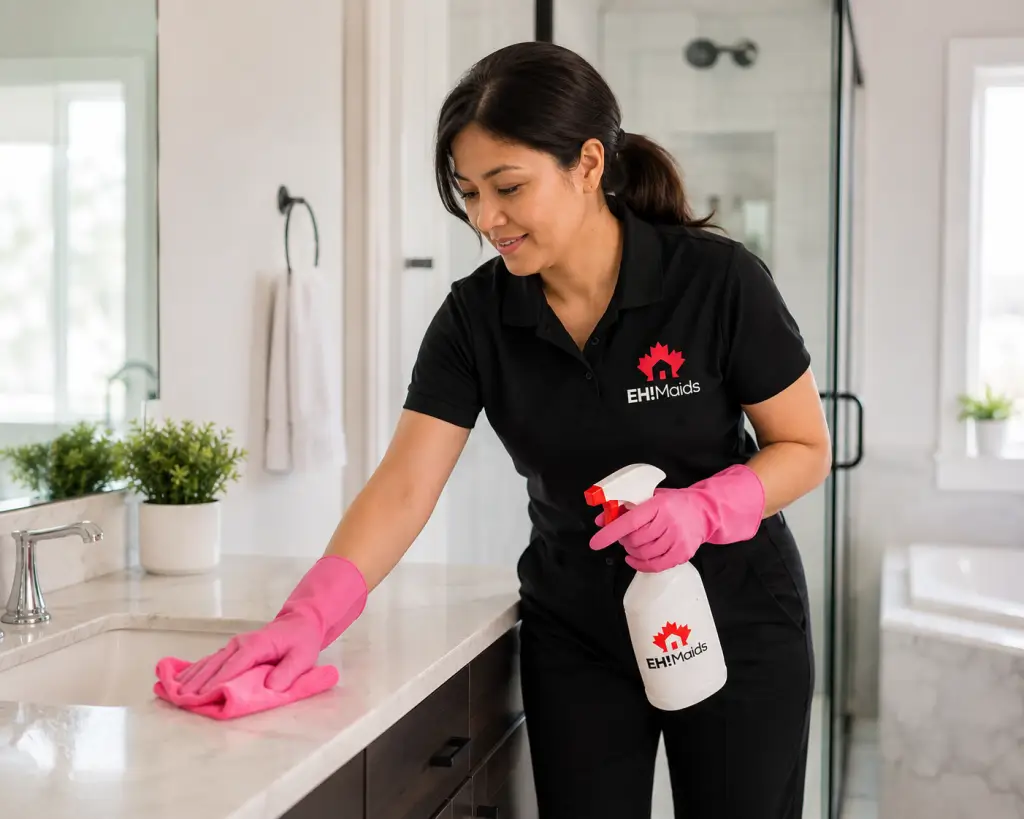 Move cleaning of the bathroom